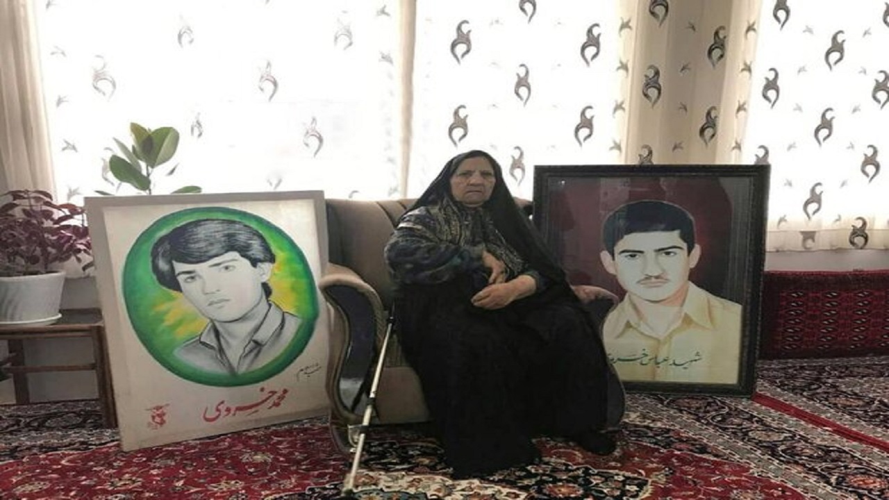 درگذشت مادر دو شهید کاشانی
