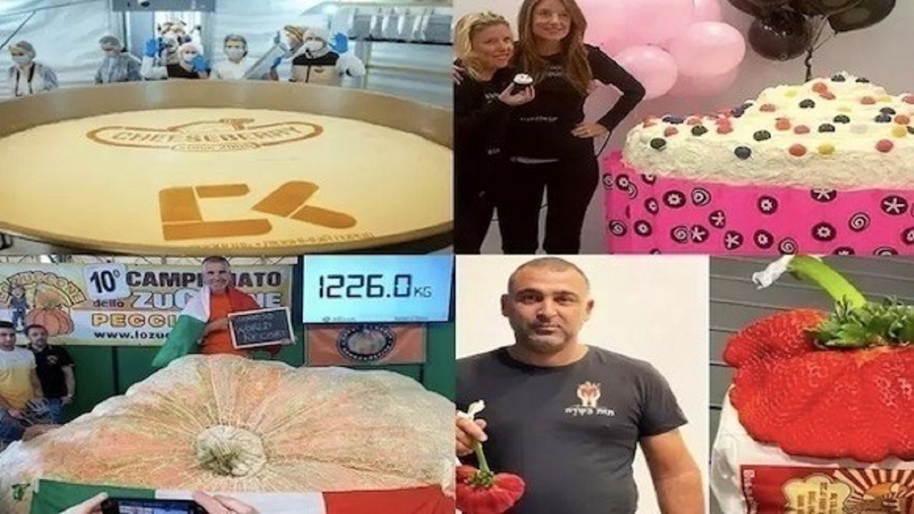 بزرگترین خوراکی ها که در کتاب گینس ثبت شدند