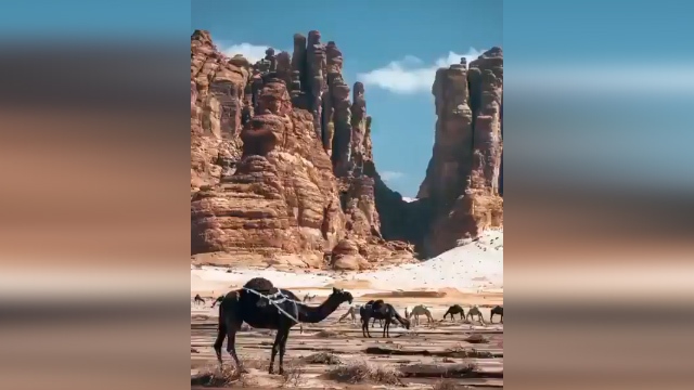 مدائن صالح، یکی از آثار ثبت جهانی کشور عربستان + فیلم