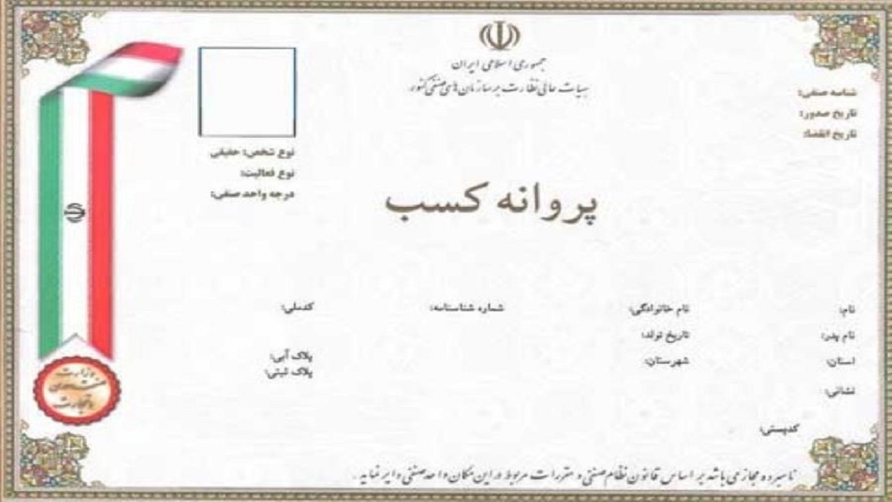 صدور ۱۷۵۰ پروانه کسب در جیرفت