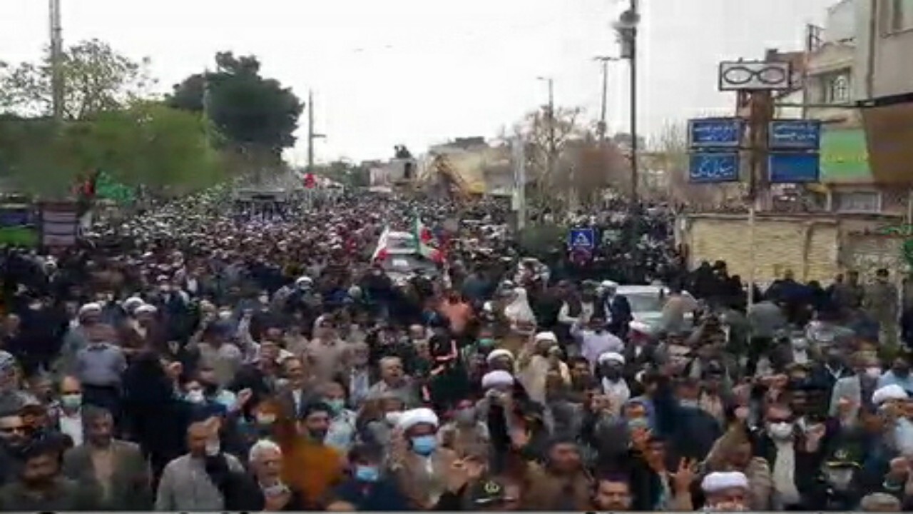 تشییع پیکر شهید «احسان کربلایی پور» در قم