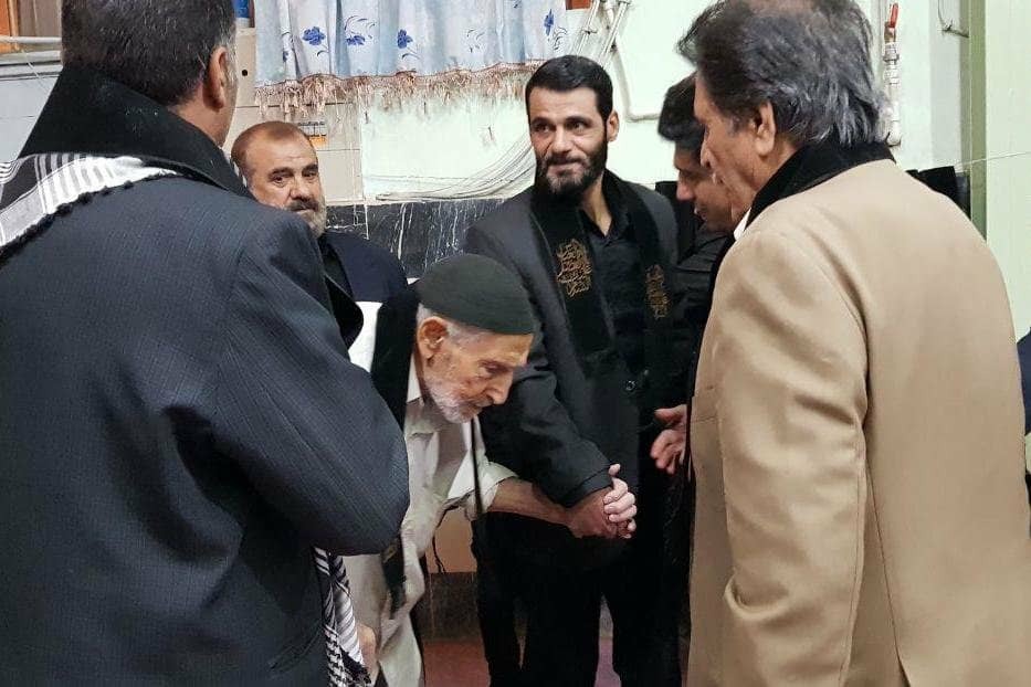 پهلوان نهاوندی که در جنگ جهانی دوم مجروح شد
