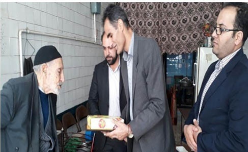 پهلوان نهاوندی که در جنگ جهانی دوم مجروح شد