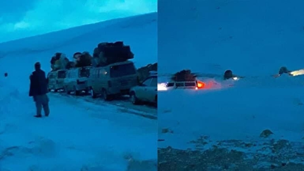 ۴۰ موتر مسافربری از چهار روز بدینسو در ولسوالی یکه‌ولنگ بامیان گیر مانده‌اند