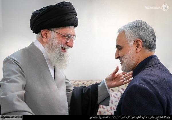 سردارسلیمانی و رهبر انقلاب