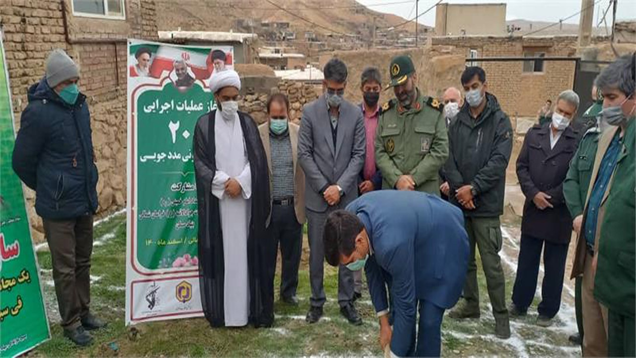 کلنگ زنی ۲۰۰ واحد مسکن مددجویان کمیته امداد خراسان شمالی