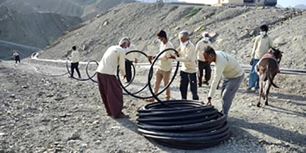 روستایی در بشاگرد که با مهاجرت دوباره آباد شد