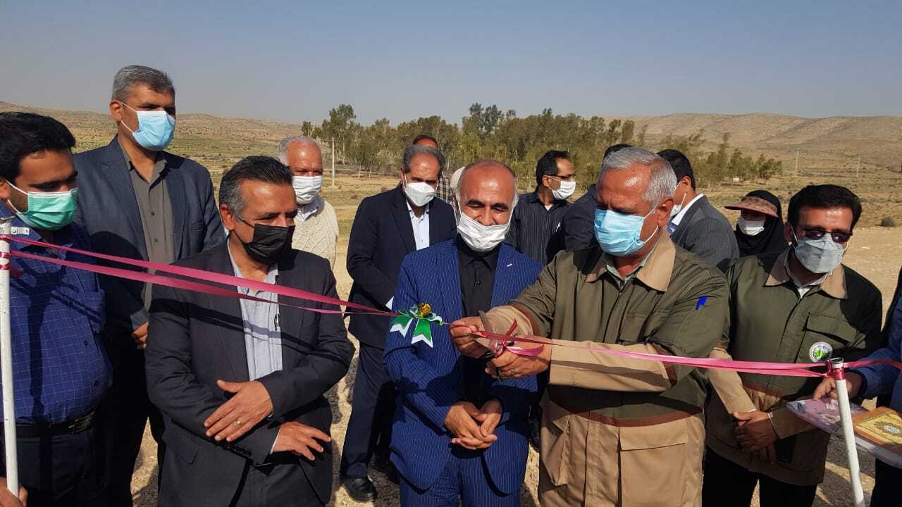 افتتاح طرح آبخیزداری و حفاظت خاک خورنگان در فسا