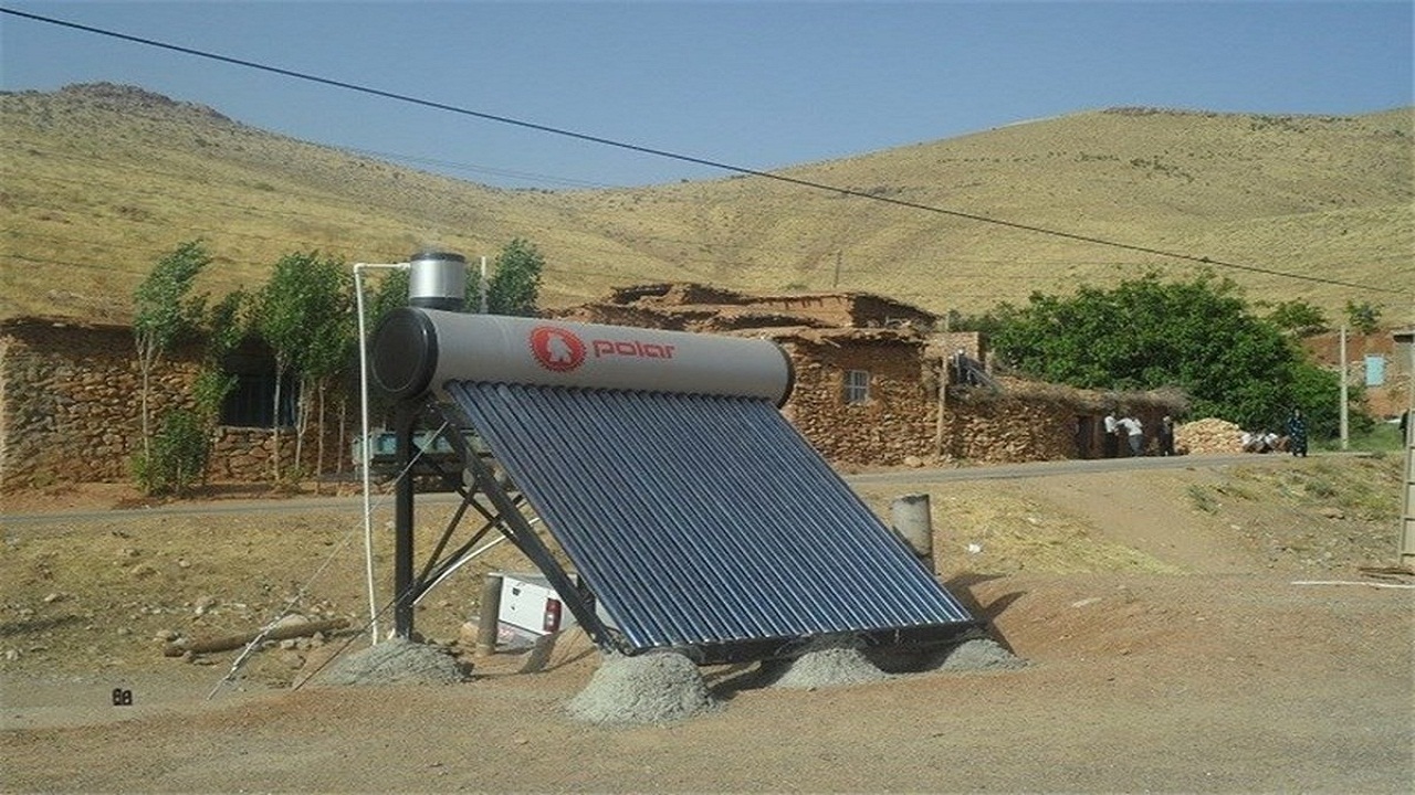 نصب ۳۲ آبگرمکن خورشیدی در مناطق روستایی چرام