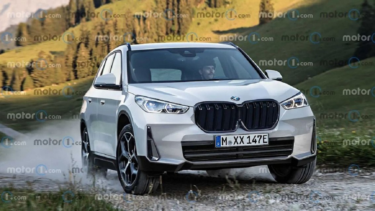 رندر جدید خودروی BMW X۱ ۲۰۲۳ ظاهر آن را لو داد