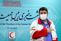 نشست خبری رئیس جمعیت هلال احمر