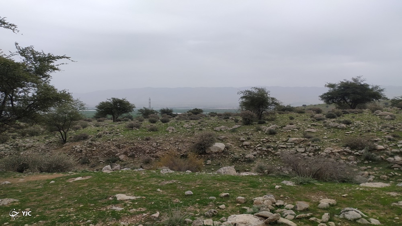 طبیعت روستای کاسکان در کازرون در آستانه بهار