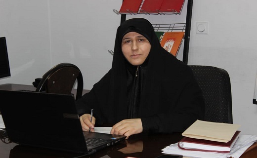 سمیه اقدامی، مسئول امور بانوان حفظ آثار دفاع مقدس گیلان