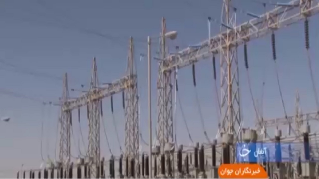 نیروگاه برق خرمشهر ظرفیت هزار مگاواتی خود را وارد شبکه توزیع برق کرد+فیلم