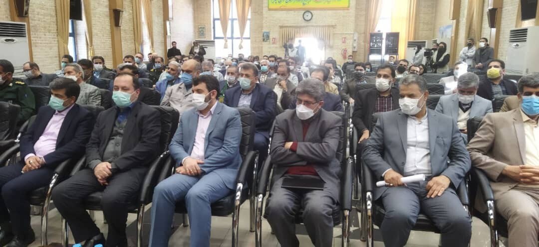 مراسم کلنگ&zwnj;زنی ۲ پروژه با حضور وزیر کار در نیشابور