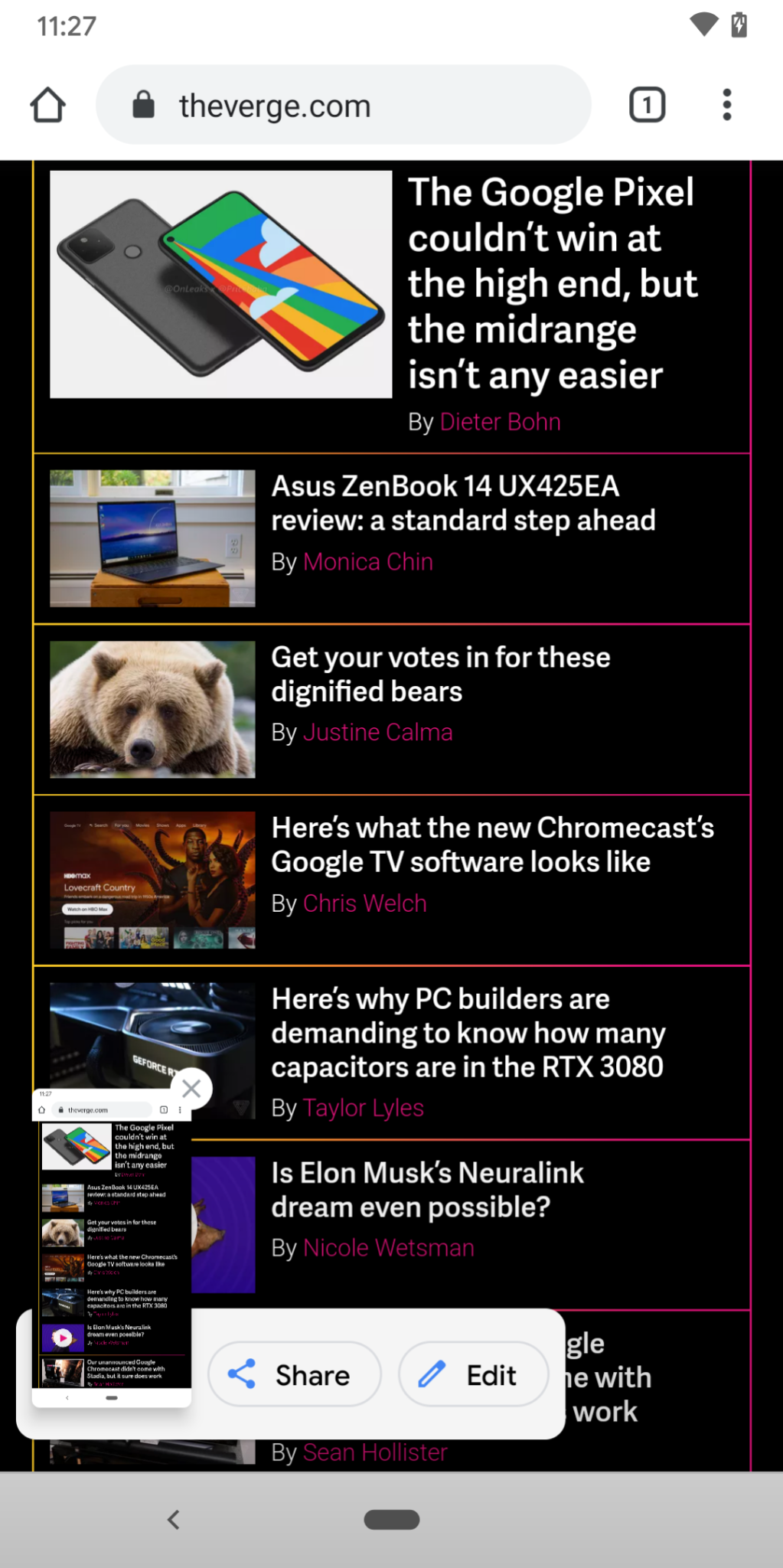 Android ۱۱ و اسکرین شات Android ۱۱ و اسکرین شات