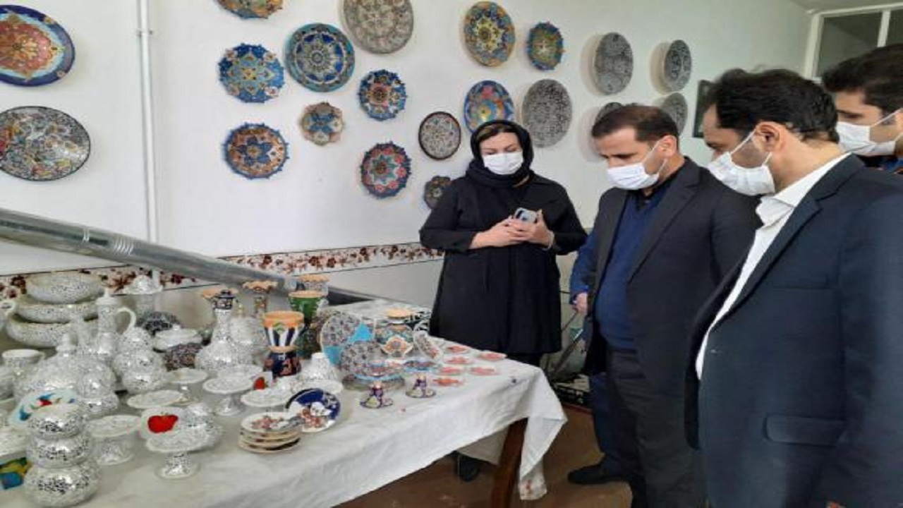 افتتاح سفال سرا و دفتر صنایع دستی تیام در نهاوند