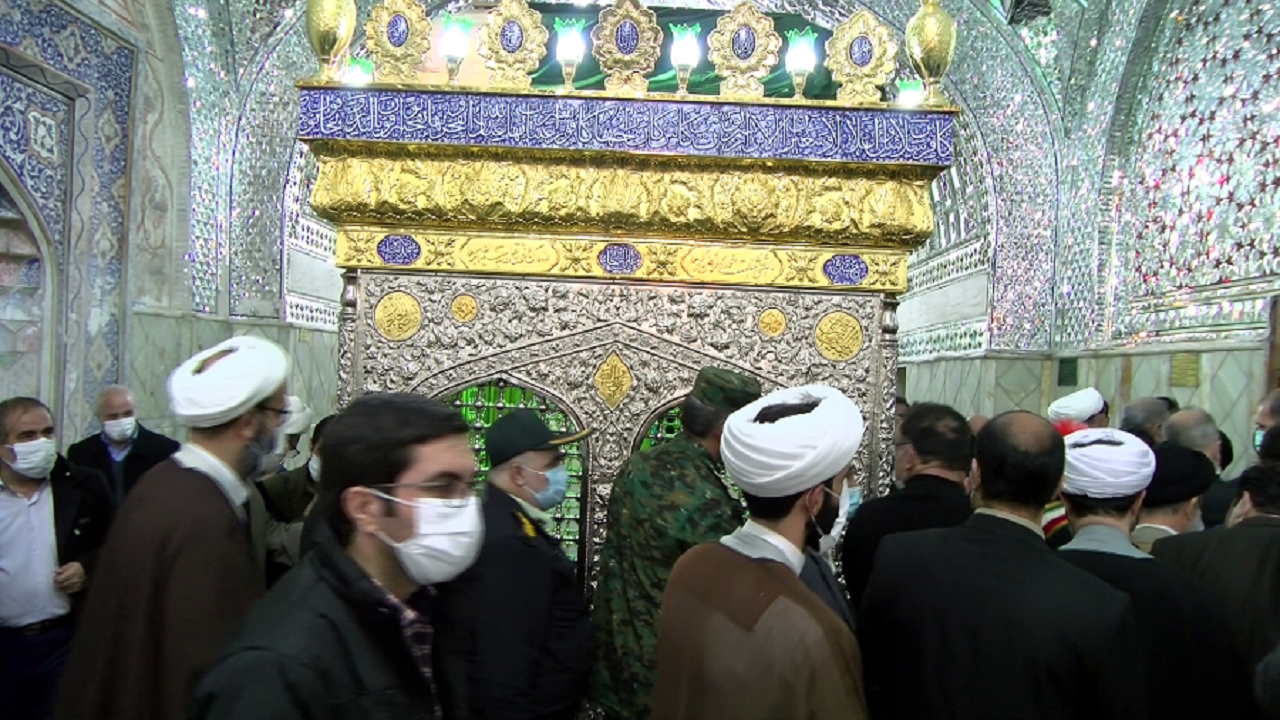 رونمایی از ضریح جدید امامزاده سید حمزه (ع) در تبریز