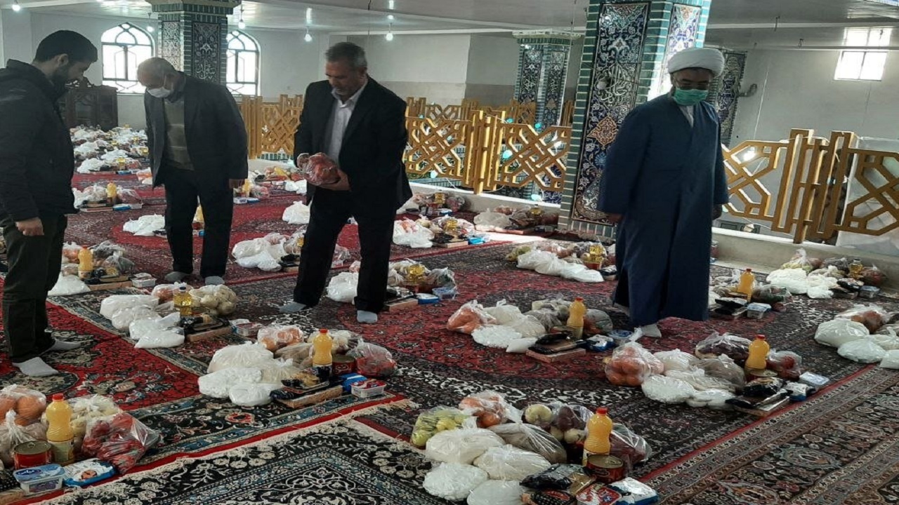 توزیع سبد کالا به ارزش ١.۵ میلیارد ریال بین نیازمندان شهر رویان شاهرود