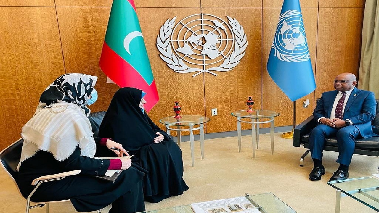 دیدار معاون امور زنان رئیس‌جمهور با رئیس مجمع عمومی سازمان ملل