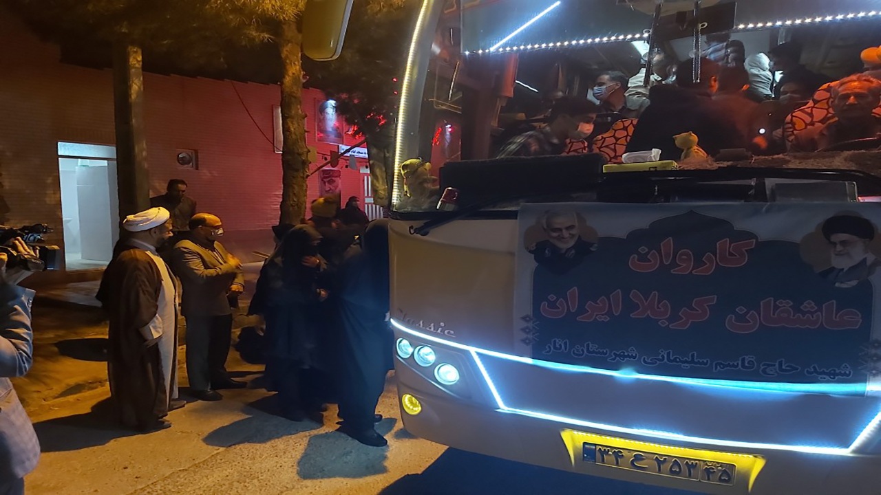 ۱۲۰ نفر از مردم شهرستان انار، عازم مناطق جنگی شدند