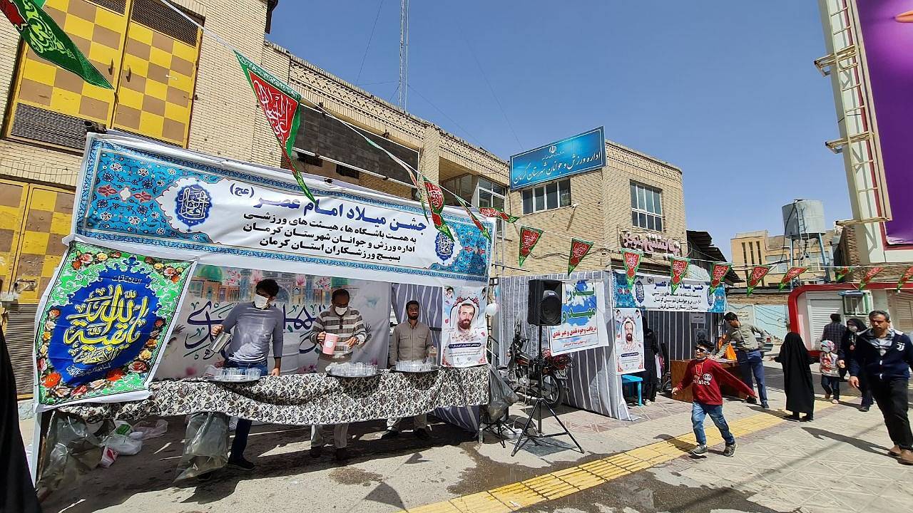 برپایی ۲ موکب به مناسبت نیمه شعبان در کرمان برپایی ۲ موکب به مناسبت نیمه شعبان در کرمان