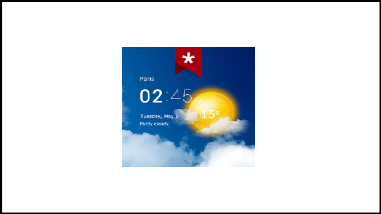 دانلود برنامه ساعت و آب و هوای Transparent clock & weather Pro 6.2.2