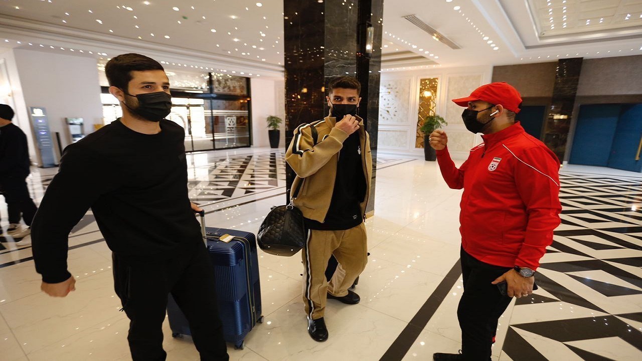 خوش و بش اسکوچیچ با بازیکنان تیم ملی فوتبال