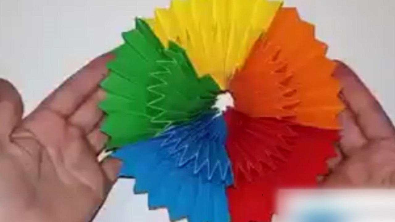 آموزش ساخت اوریگامی متحرک + فیلم