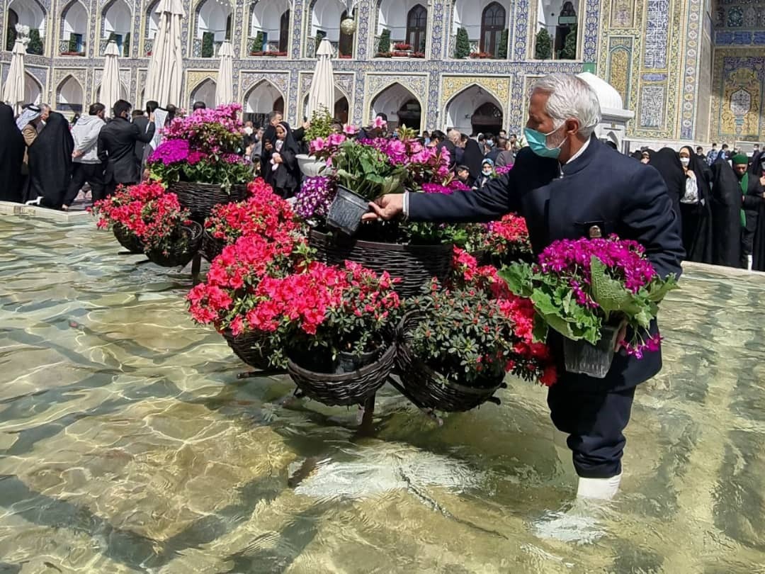 حرم مطهر رضوی بوی نوروز می دهد ️