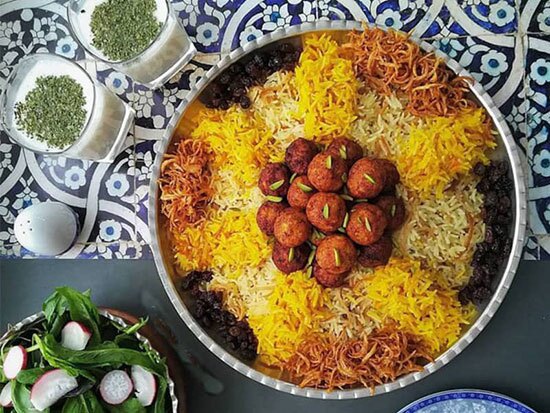 رشته پلو
