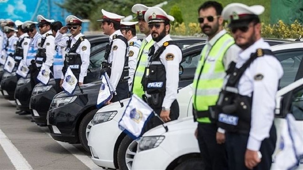 آماده باش کارکنان پلیس راهور در ایام نوروز