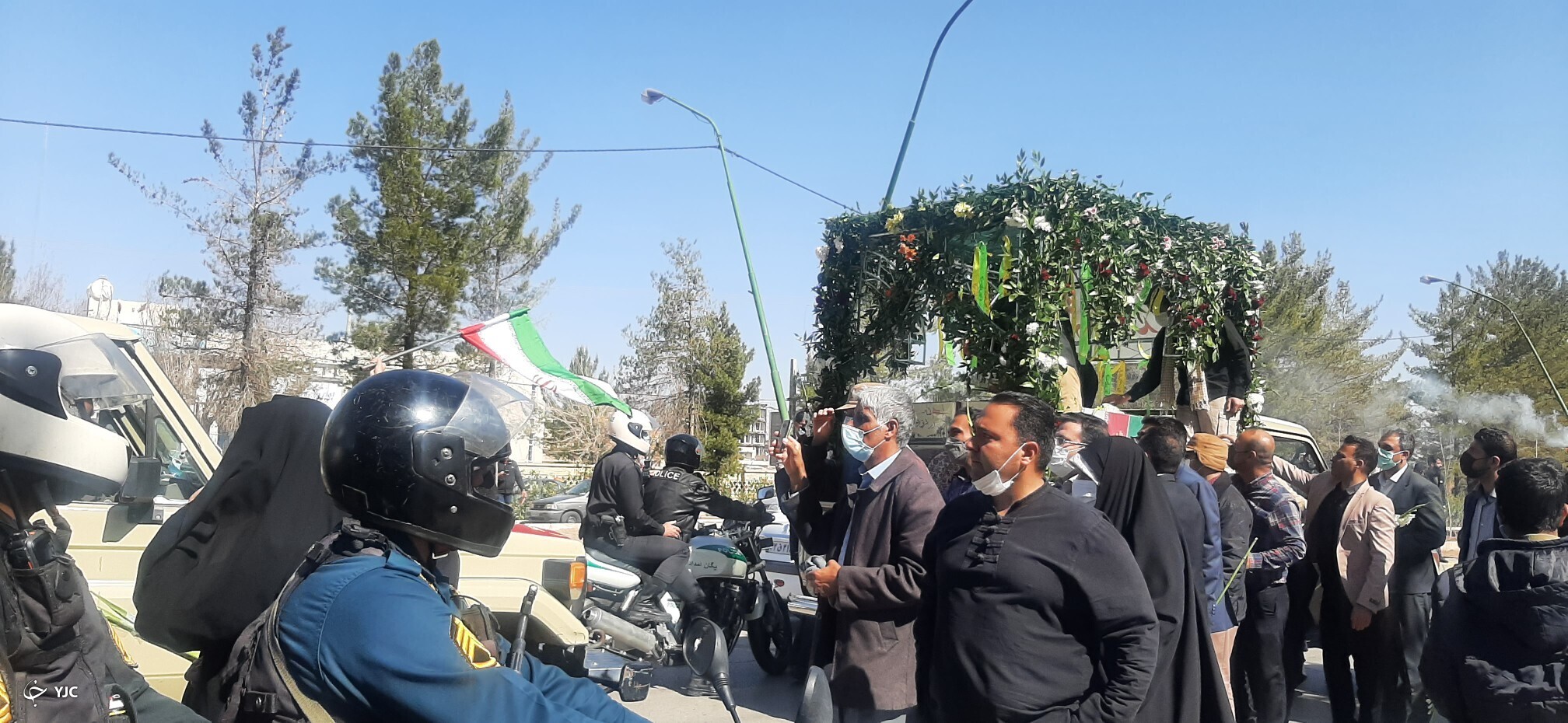 تشییع شهدا در کرمان 