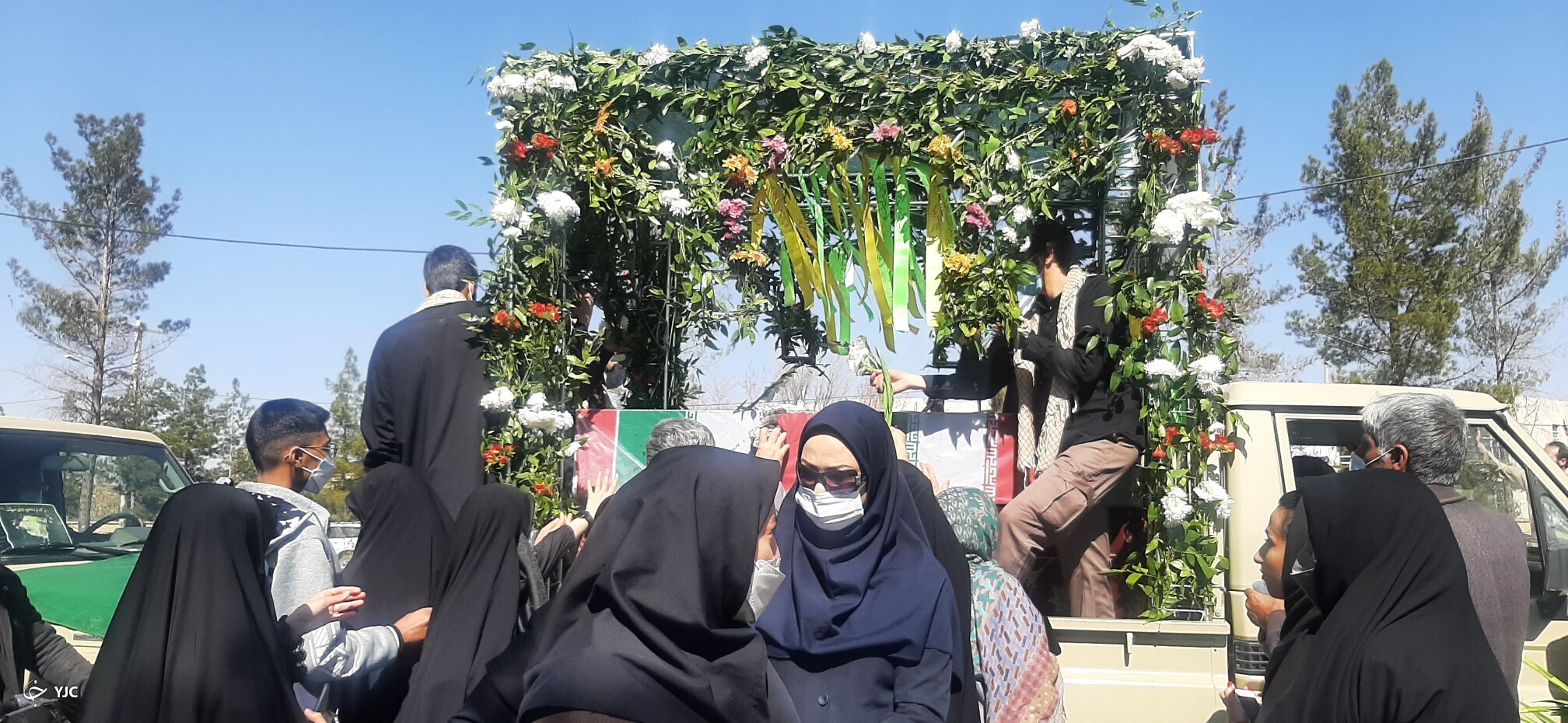 تشییع شهدا در کرمان 