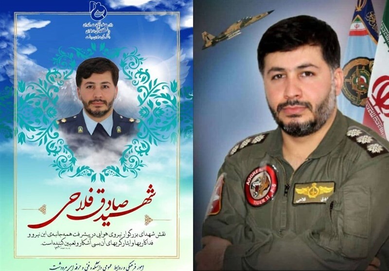 پیکر شهید "صادق فلاحی" در پایگاه هوایی شهید دوران شیراز تشییع می‌شود