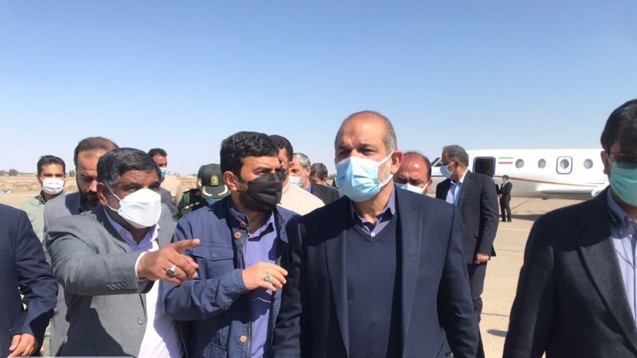 وزیر کشور وارد زابل شد