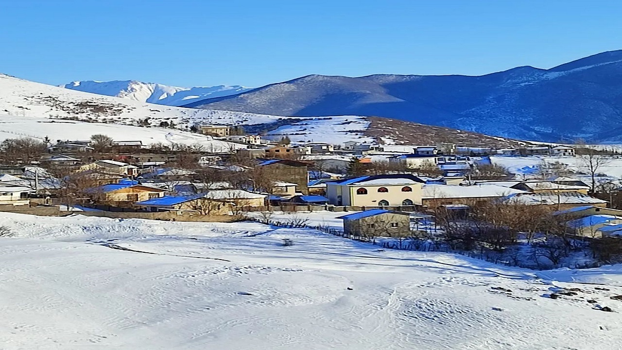 طبیعت زمستانی روستای کوهپر از