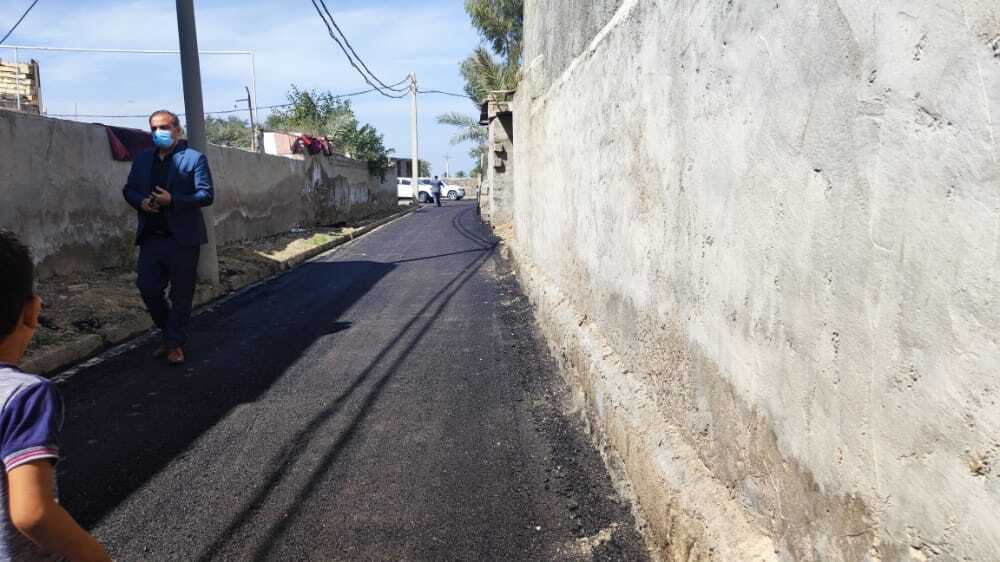 آسفالت ۱۰ روستای بخش اسماعیلیه