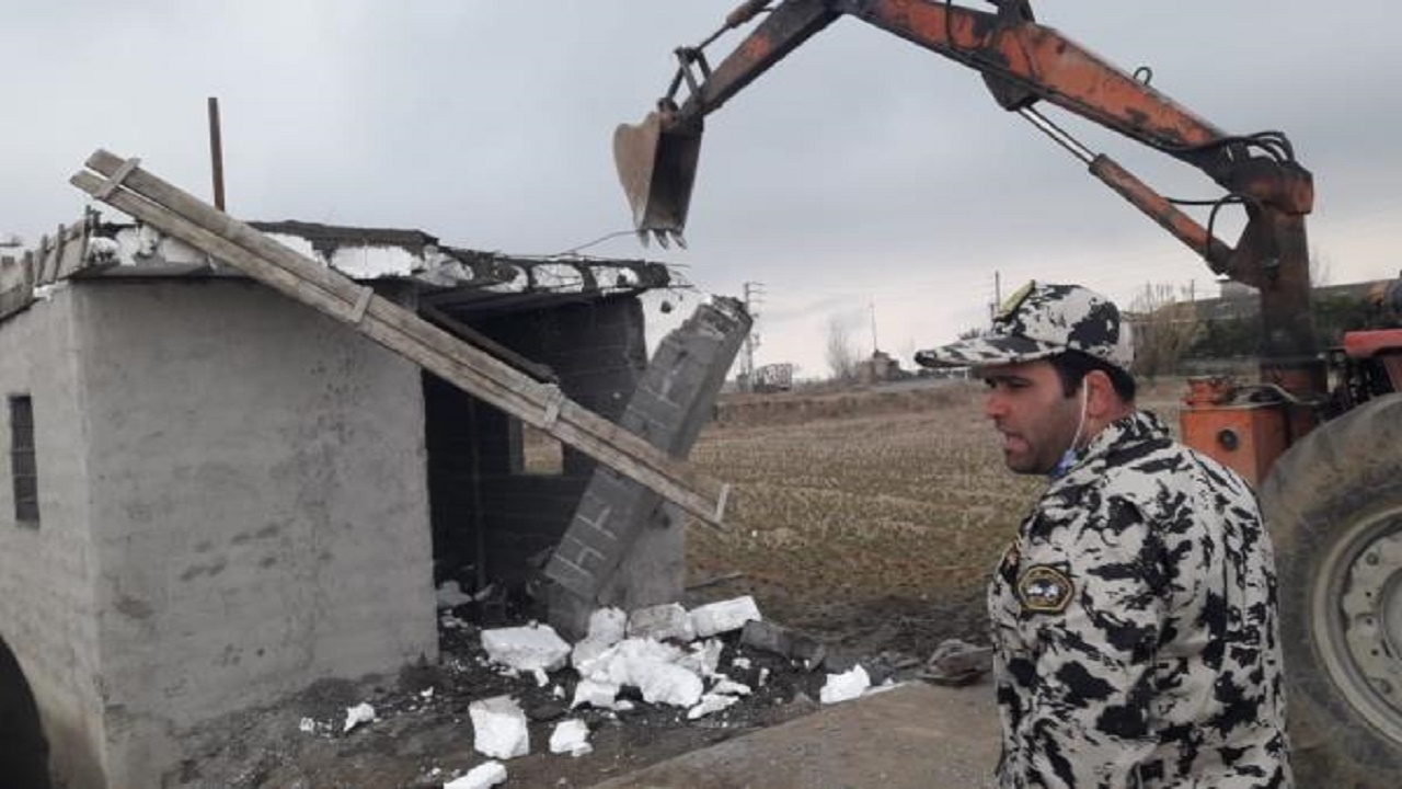 قلع و قمع بنای غیرمجاز در بابل