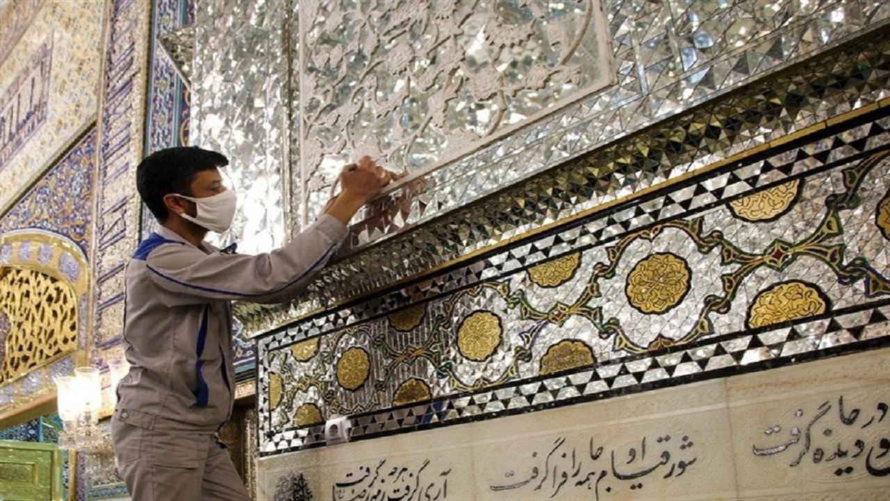 خادمینی از جنس حفظ و صیانت از ابنیه حرم رضوی
