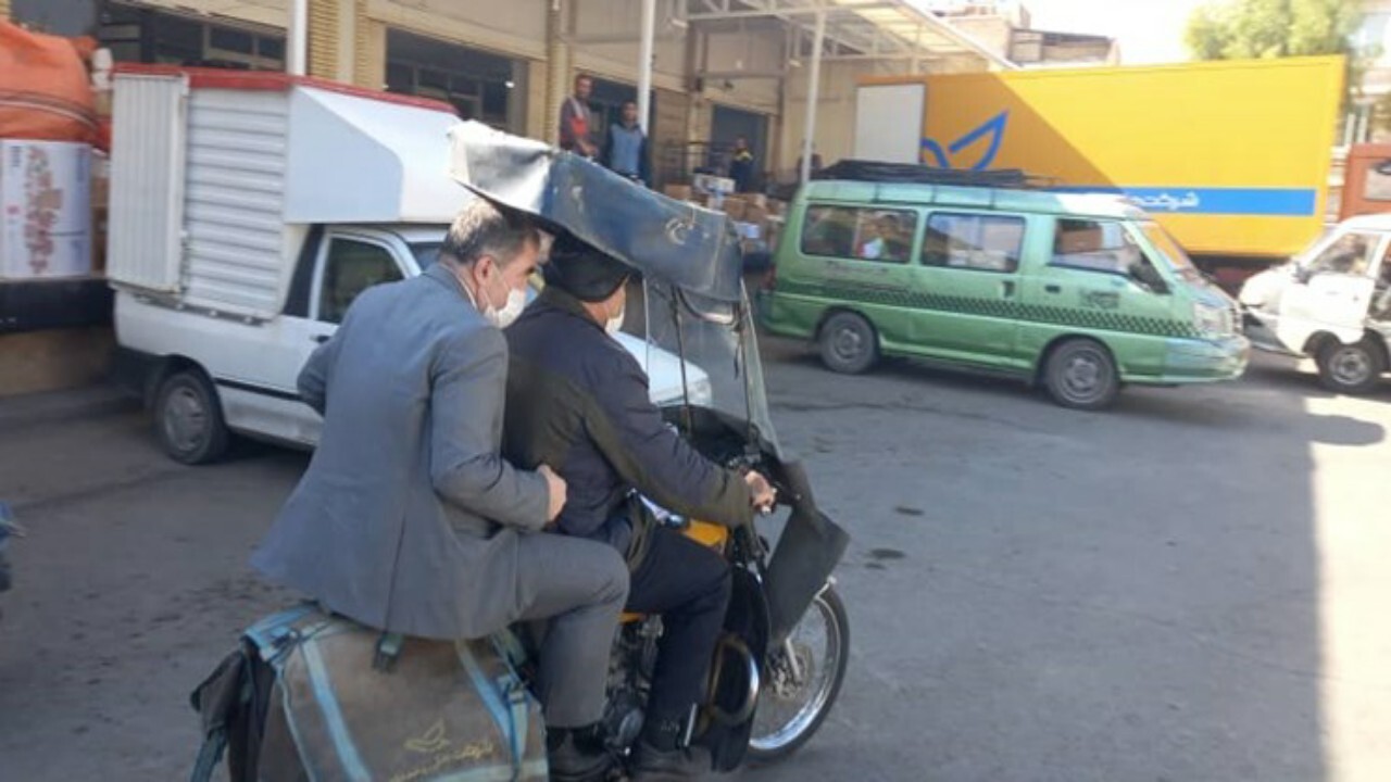 بازدید  موتوری مدیرعامل شرکت ملی پست در قم