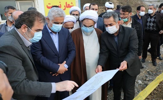 بازدید از روند عملیات اجرایی سد مخزنی پلرود در رحیم آباد روسر