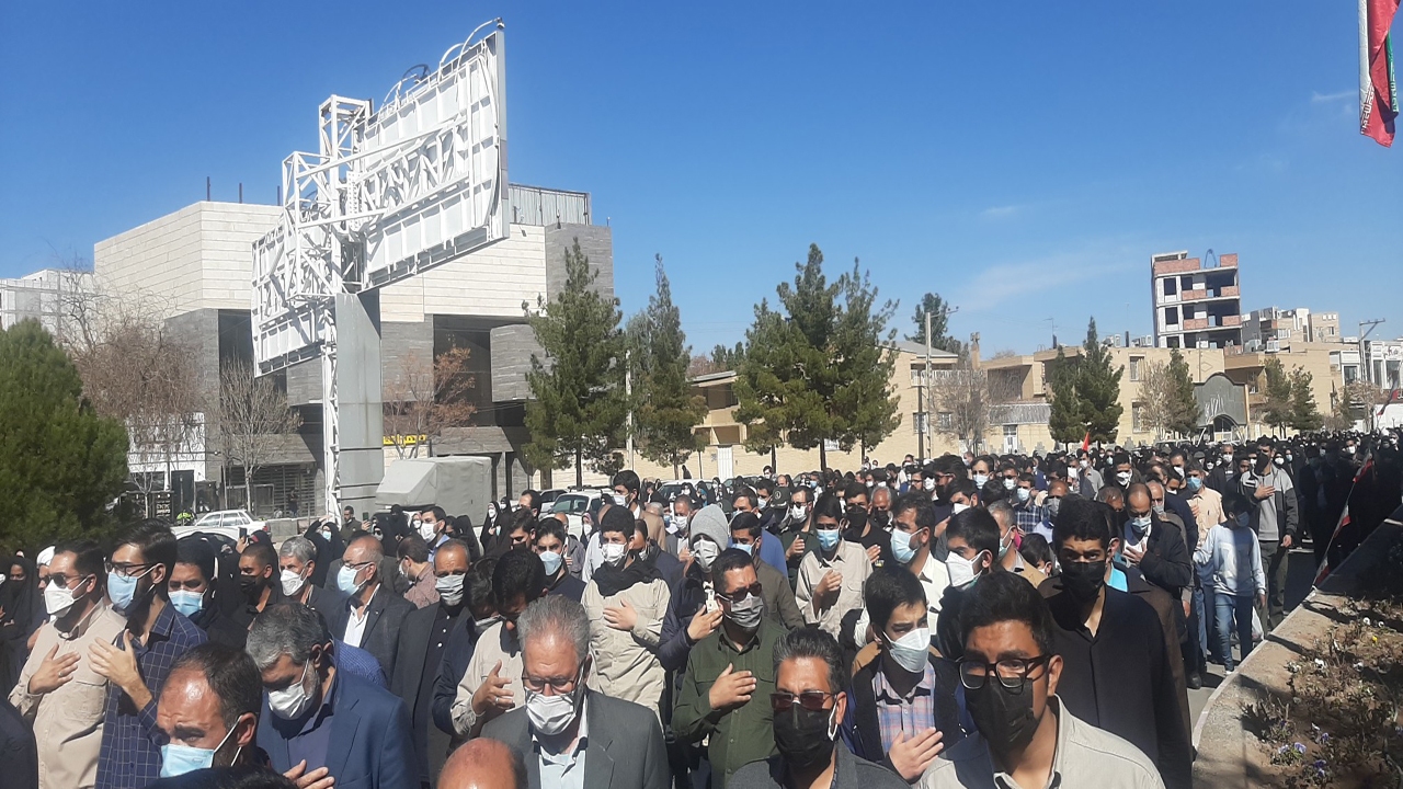 تشییع شهید گمنام کرمان