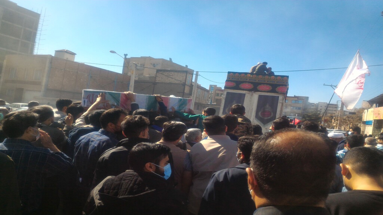 تشییع شهید گمنام کرمان