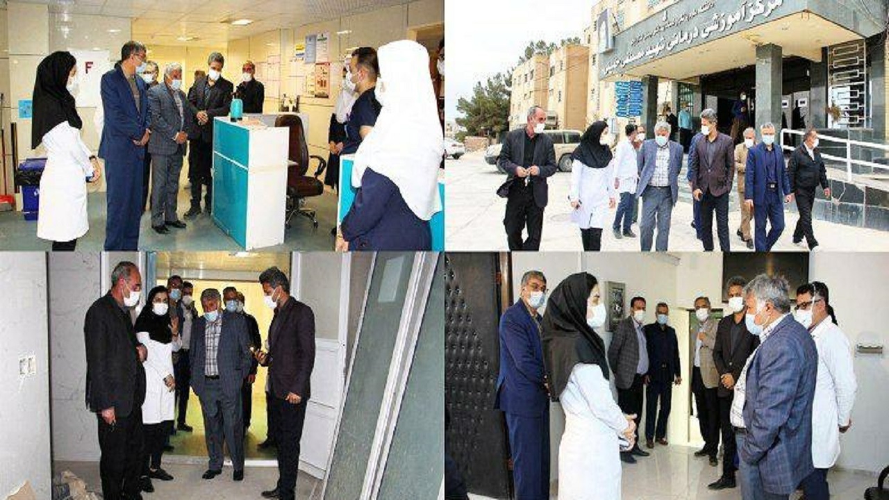 بازدید سرپرست دانشگاه از بیمارستان شهید مصطفی خمینی ایلام