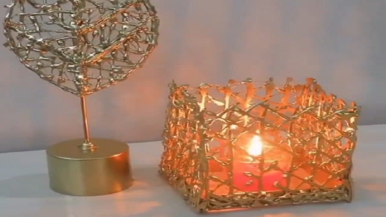 ساخت جاشمعی با استفاده از چسب حرارتی + فیلم