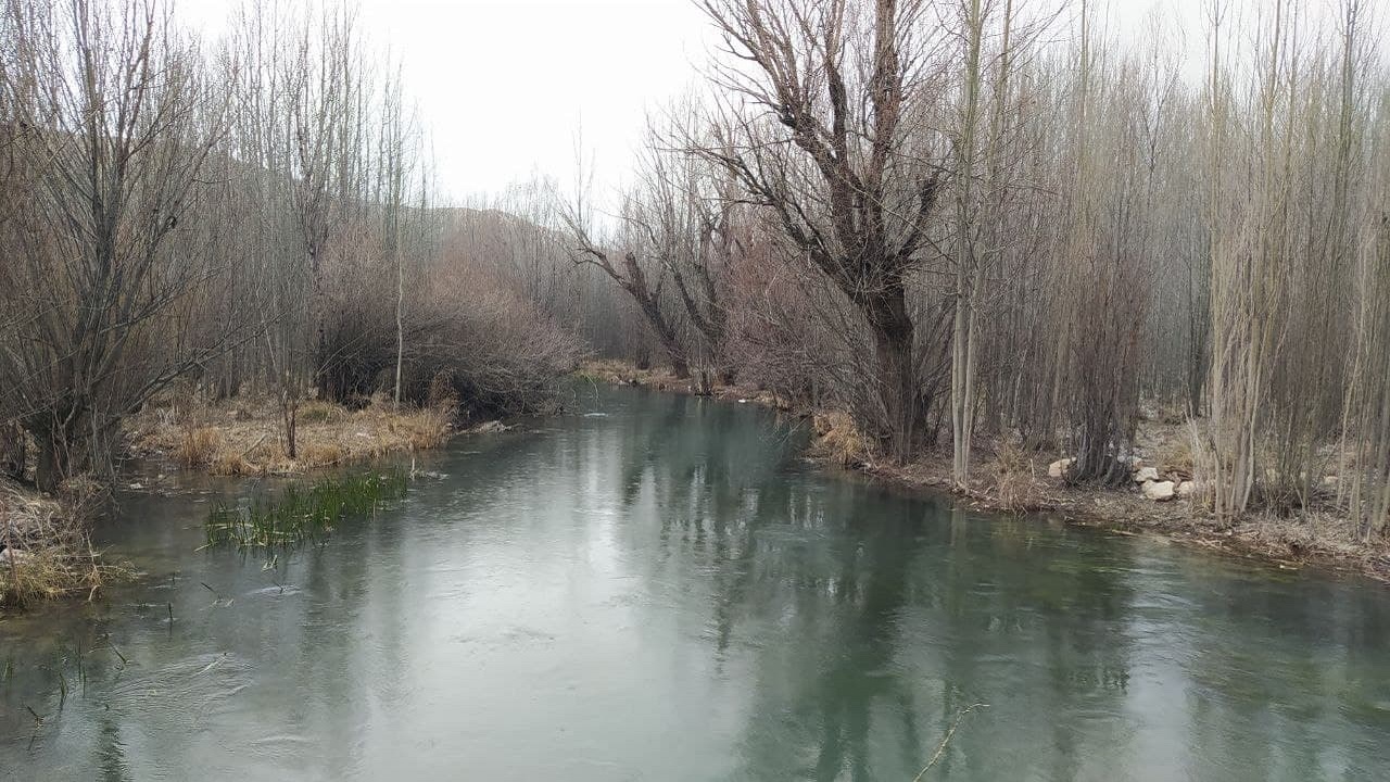 طبیعت زمستانی روستای ده چشمه