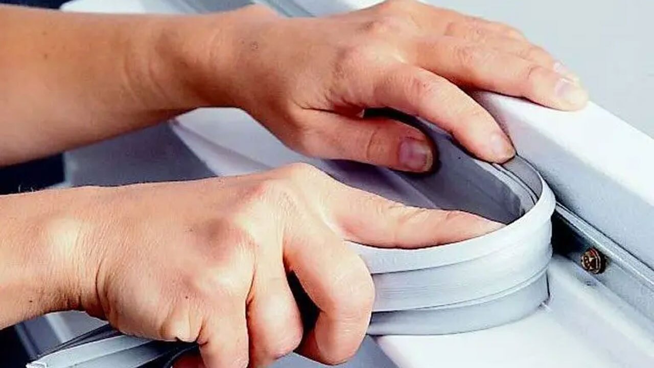 نحوه تعویض لاستیک درب یخچال + فیلم