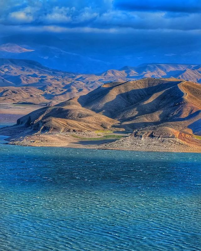 نمایی از دریاچه سد منجیل به روایت تصاویر