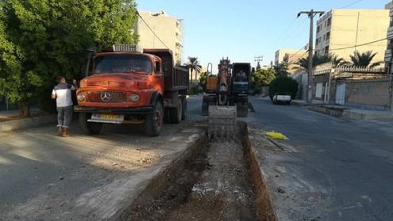 عملیات حفاری در سطح شهر‌های خوزستان تا ۱۵ اسفند ماه به اتمام برسد